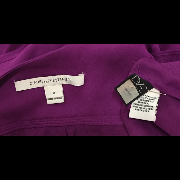 Purple Diane van Furstenberg Dress - Picture 3 of 3